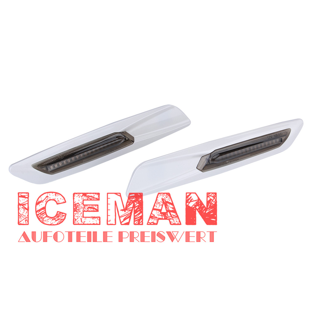 Carbon Seitenblinker Seitenbeleuchtung LED BMW 1er E81 E82 E87 E88 X3 E83 2011
