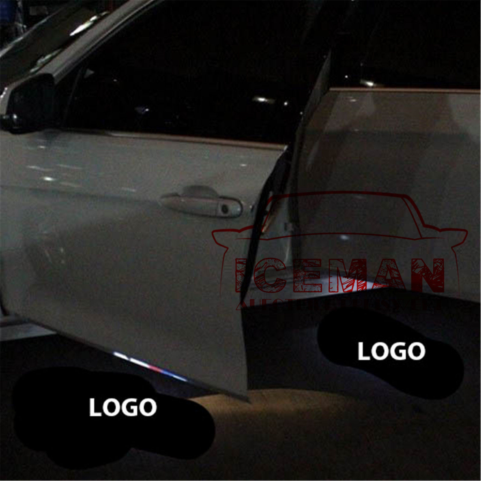 2X BMW Logo LED Lampe Türlicht Laser Projektor Einstiegslicht für BMW E39 E53 X5